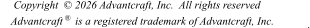 Copyright  © 2026 Advantcraft, Inc.  All rights reserved      Advantcraft ®  is a registered trademark of Advantcraft, Inc.  .